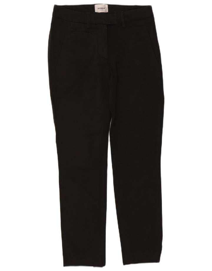 Dondup Dame Slim Chino Bukser W27 L27 Sort Bomuld