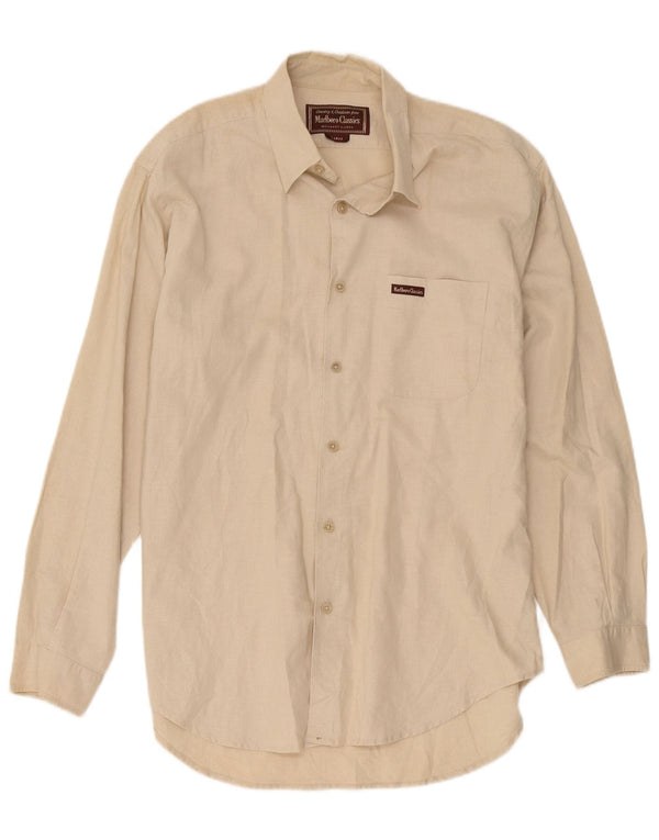 Marlboro Classics Herreskjorte Large Beige Linen