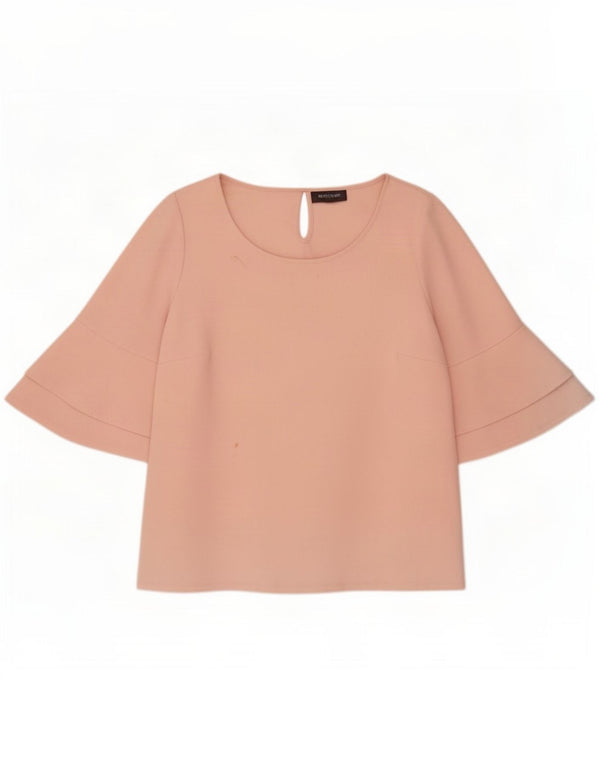 Marks & Spencer Womens Autograph 3/4 Sleeve Blouse Top UK 18 XL Pink