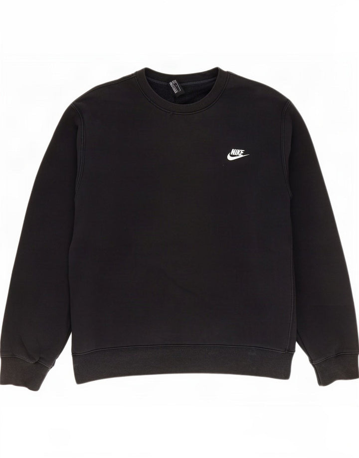 Nike Sweatshirt til mænd, stor sort bomuld