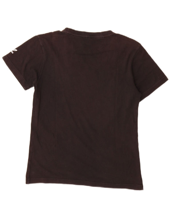 Adidas drenge grafisk t-shirt top 12-13 år sort bomuld