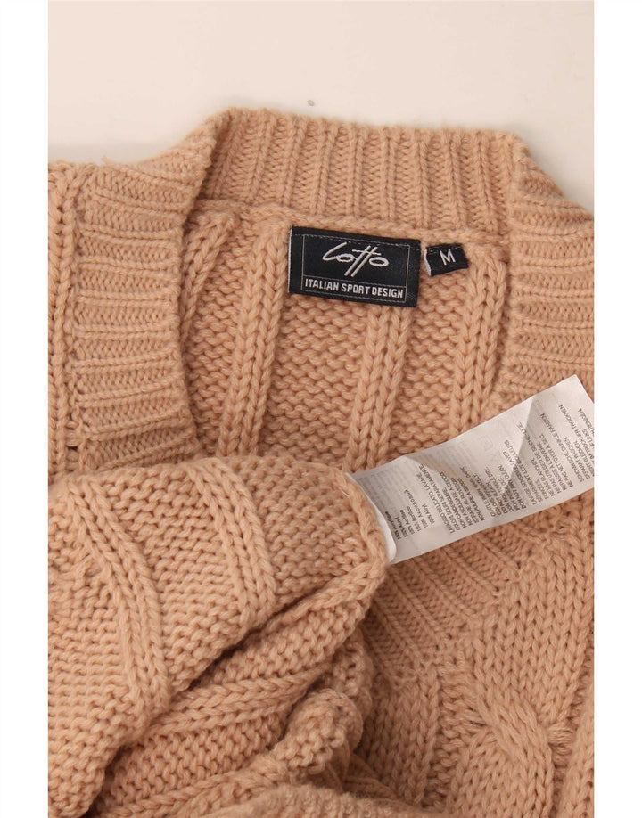 Lotto Dame V-hals sweater UK 12 Medium Brun Akryl