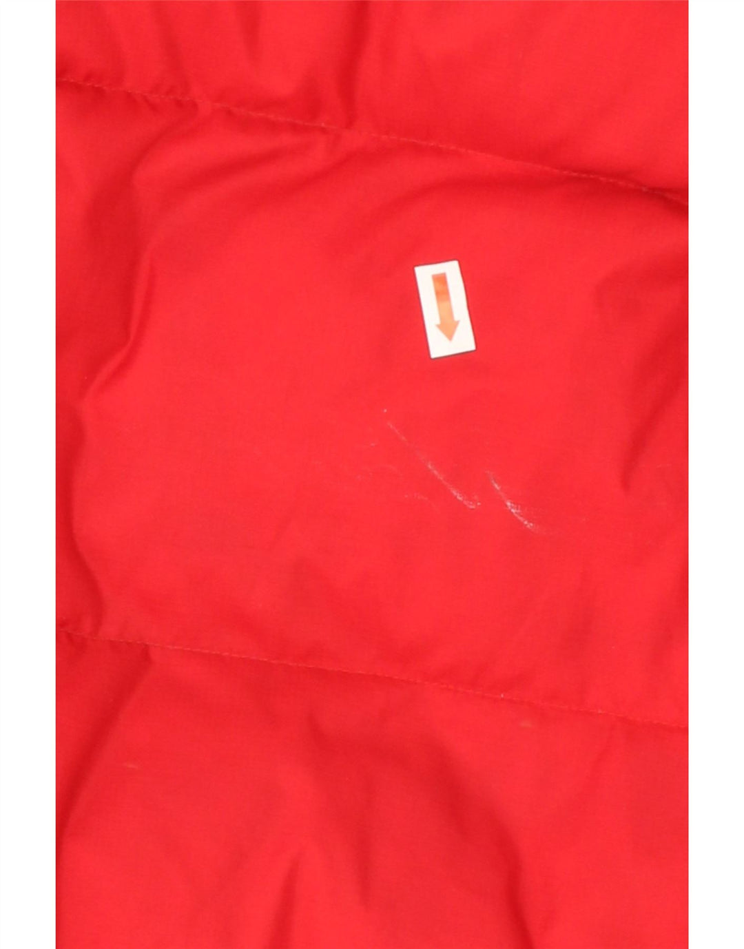 COLUMBIA Boys Padded Jacket 14-15 Years Red Colourblock Nylon Vintage Columbia and Second-Hand Columbia from Messina Hembry 