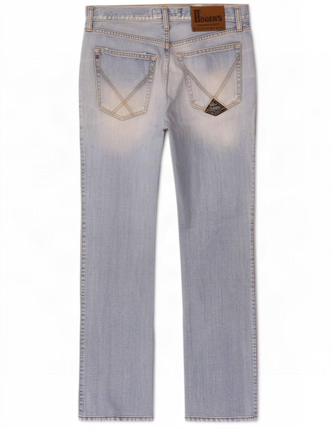 Roy Rogers Herre Straight Jeans IT 48 Medium W34 L32 Blå Bomuld