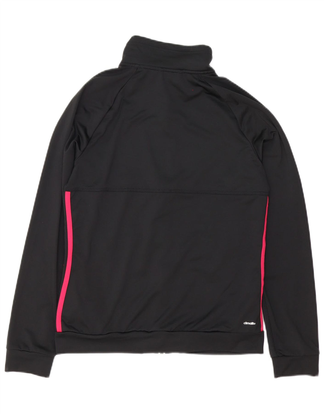 Adidas Womens Climalite Oversized træningsdragt topjakke UK 8/10 Small Black