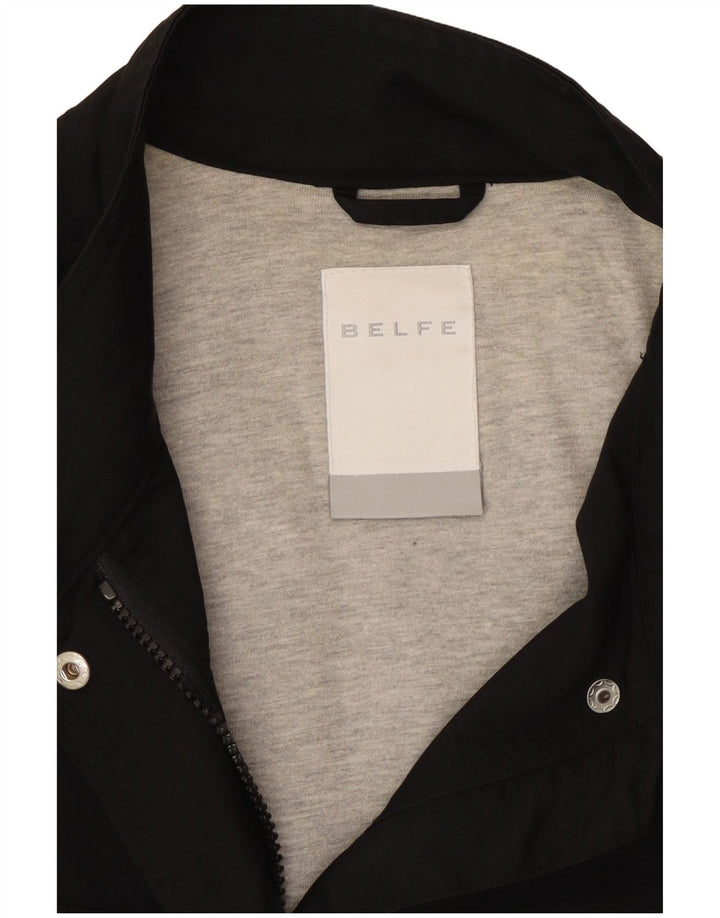 Belfe Womens Utility Jacket UK 16 Large Black