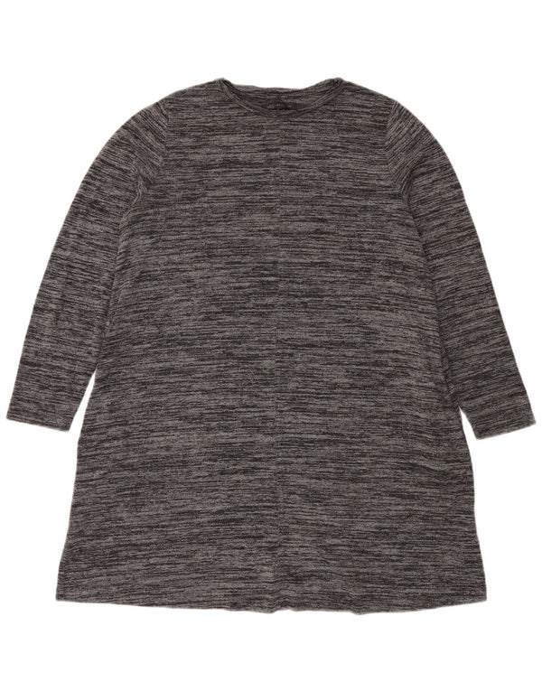 Marks & Spencer Dame Jumper Dress UK 18 XL Grå Flecked Polyester