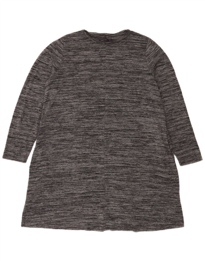Marks & Spencer Dame Jumper Dress UK 18 XL Grå Flecked Polyester