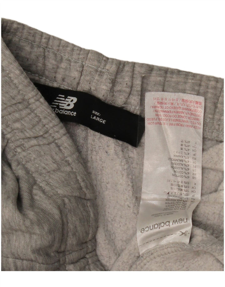 New Balance Herre træningsdragt Bukser Joggers Large Grå Polyester