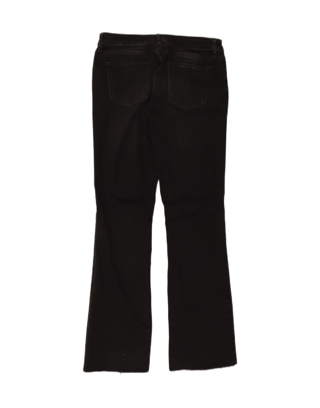 Zara Dame Bootcut Jeans EU 40 Medium W30 L31 Sort Bomuld