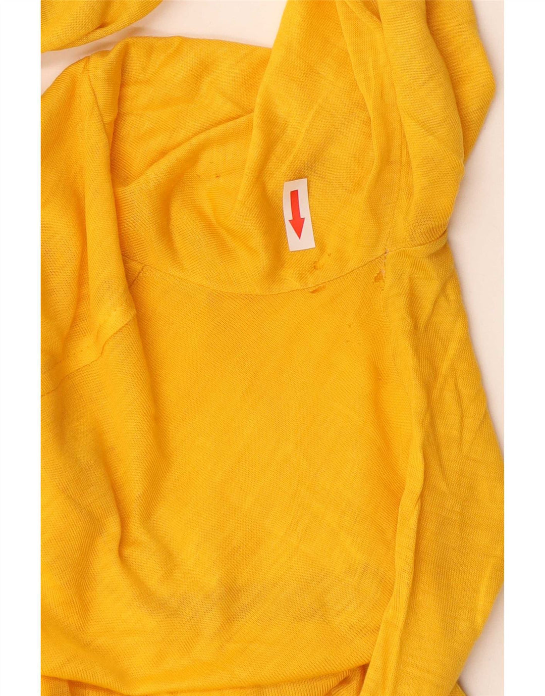 Vintage dameskjorte UK 10 Small Yellow