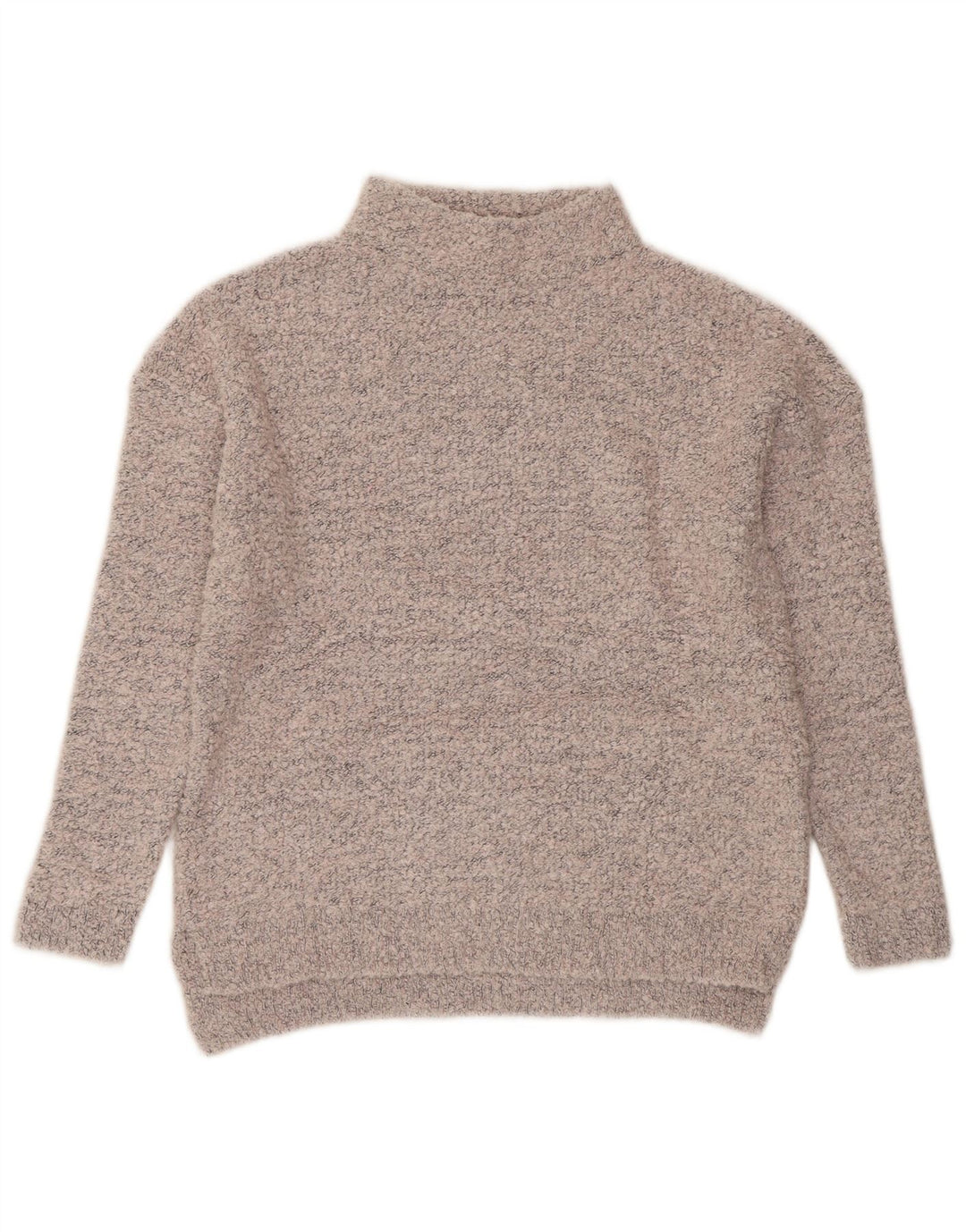 MARKS & SPENCER Dame Turtle Neck Jumper Sweater UK 10 Small Grey