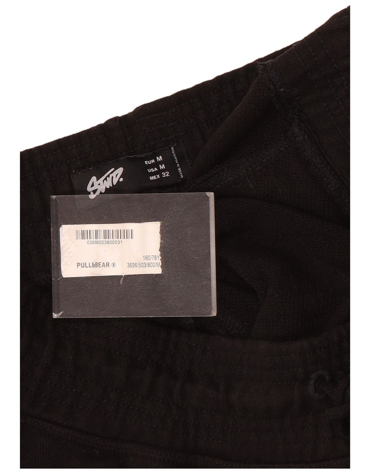 Pull & Bear Herre Sportshorts Medium Sort Bomuld