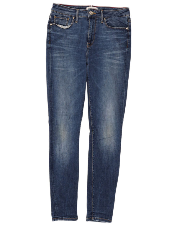 Tommy Hilfiger Dame Como Skinny Jeans W27 L28 Blå Bomuld