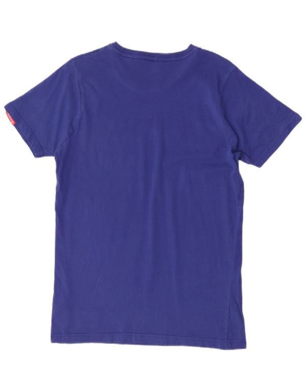 Hot Tuna Herre Grafisk T-Shirt Top Medium Blå Bomuld