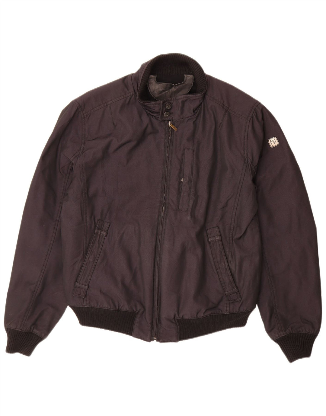 TRUSSARDI JEANS Bomberjakke til mænd IT 52 XL Sort Polyester