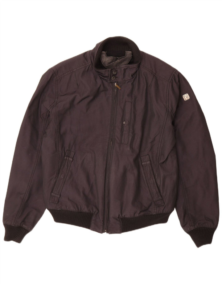 TRUSSARDI JEANS Bomberjakke til mænd IT 52 XL Sort Polyester