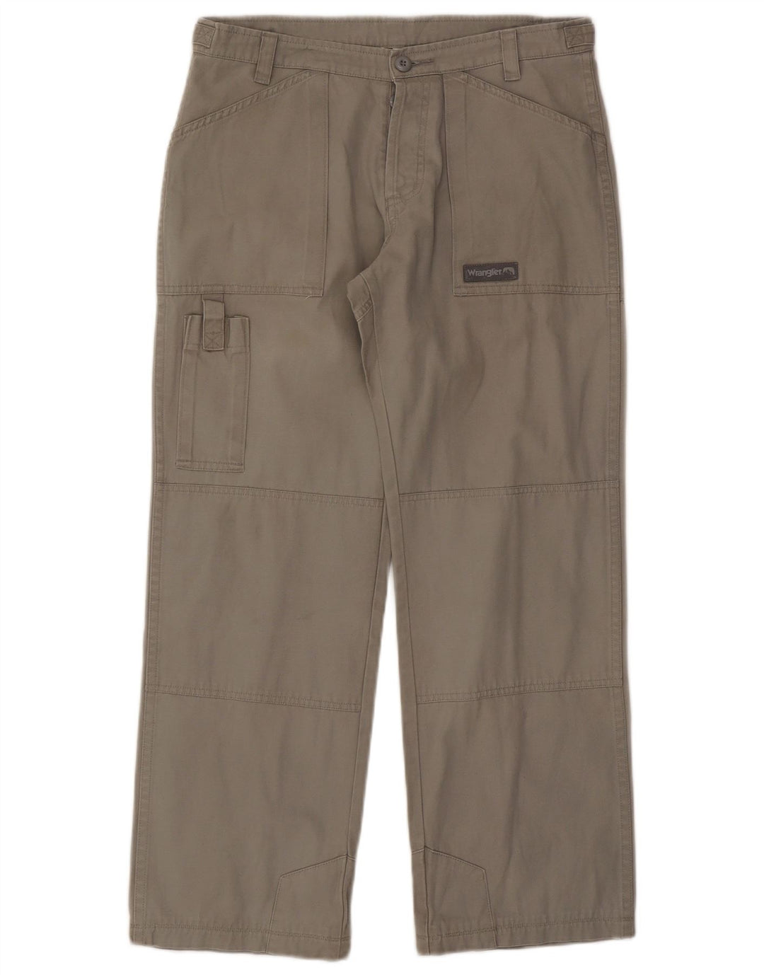 Wrangler Straight Cargo bukser til mænd W32 L28 Grå bomuld