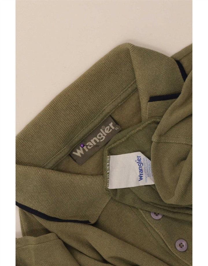 Wrangler herre poloshirt XL Khaki Bomuld