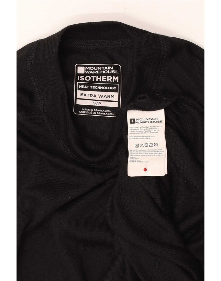 Mountain Warehouse Herre Top Langærmet Lille Sort Polyester