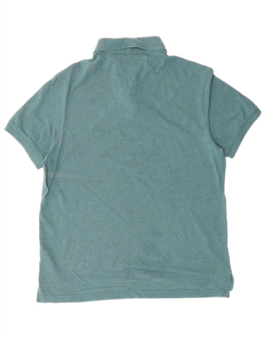 Tommy Hilfiger Herre poloshirt Medium Blue Bomuld