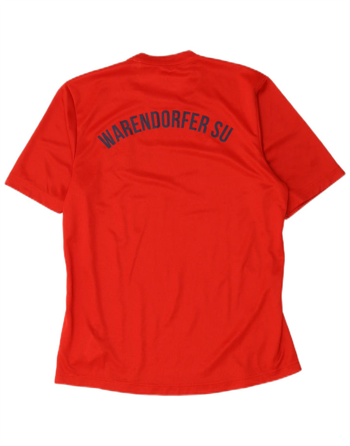 Adidas Herre Warendorfer Sportuninon Grafisk T-Shirt Top Medium Rød