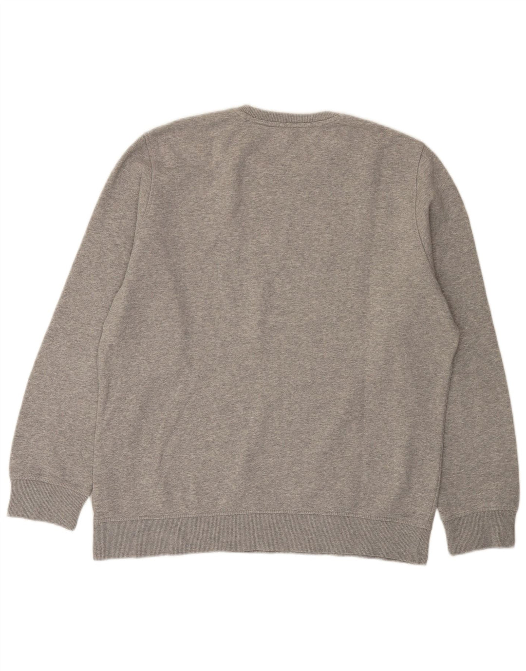 Reebok Sweatshirt til mænd, stor grå flækket bomuld