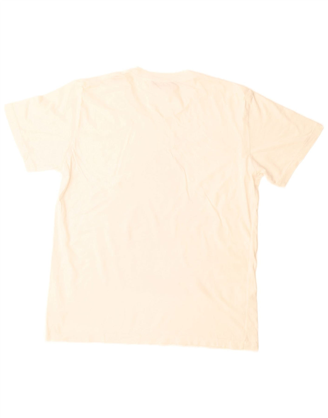 Trussardi Jeans Herre Grafisk T-Shirt Top Stor Hvid