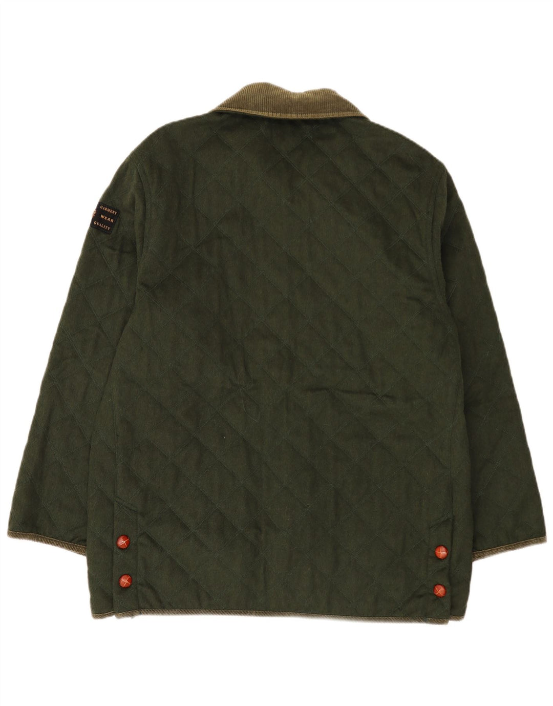 St. Germain Herre quiltet jakke IT 52 XL Khaki Colourblock Uld