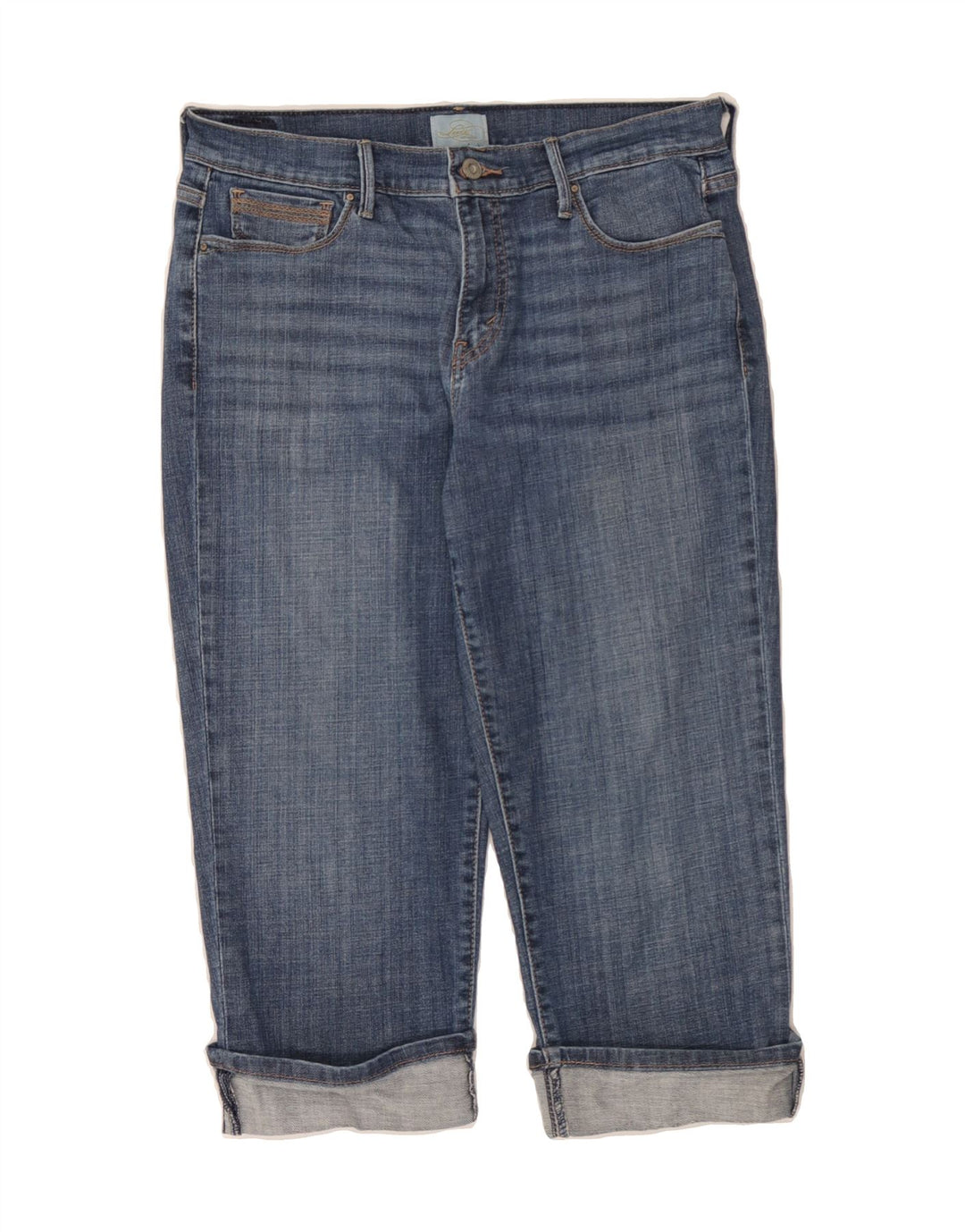 LEVI'S Womens Capri Jeans US 8 Medium W32 L20 Blue Cotton Vintage Levi's and Second-Hand Levi's from Messina Hembry 