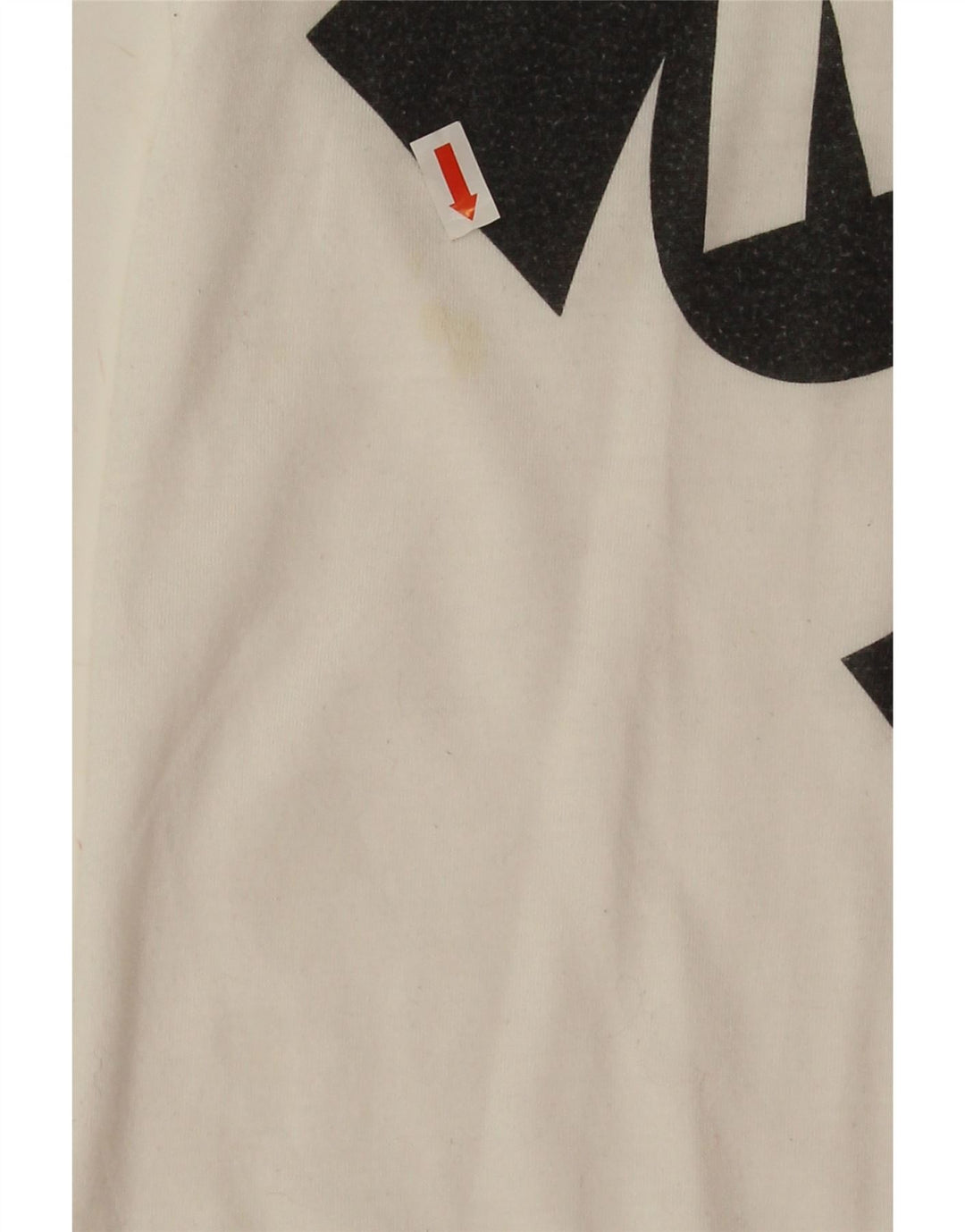 Nike oversized grafisk T-shirt top til kvinder DK 6 XS hvid polyester