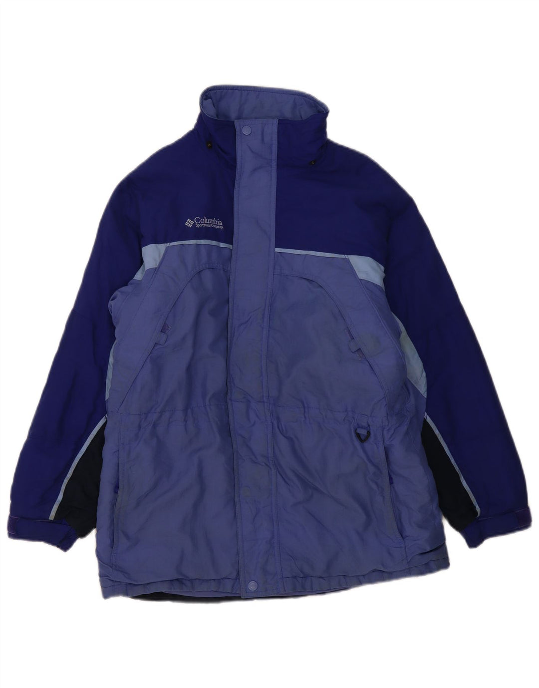 Columbia Boys Graphic Windbreaker Jacket 14-15 år Blå Colourblock Nylon