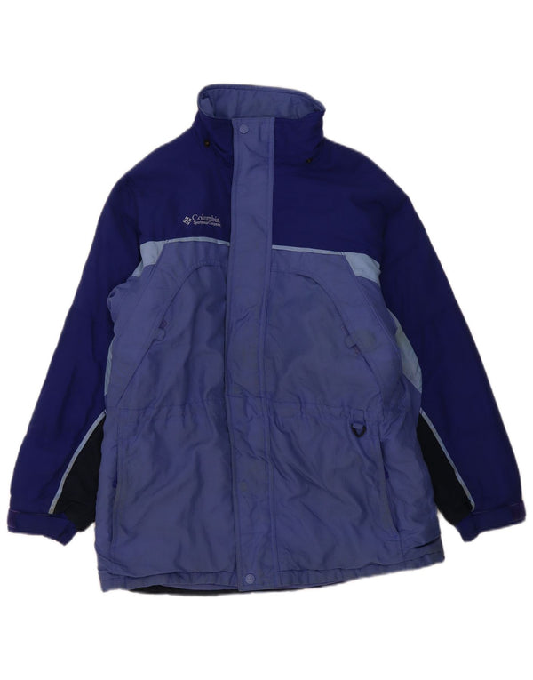 Columbia Boys Graphic Windbreaker Jacket 14-15 år Blå Colourblock Nylon