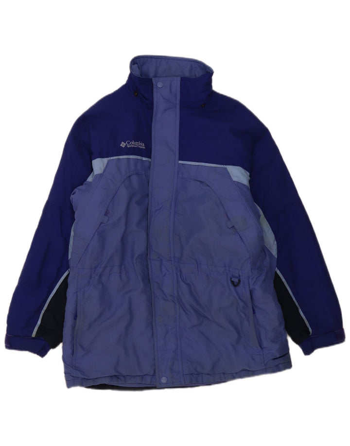 Columbia Boys Graphic Windbreaker Jacket 14-15 år Blå Colourblock Nylon