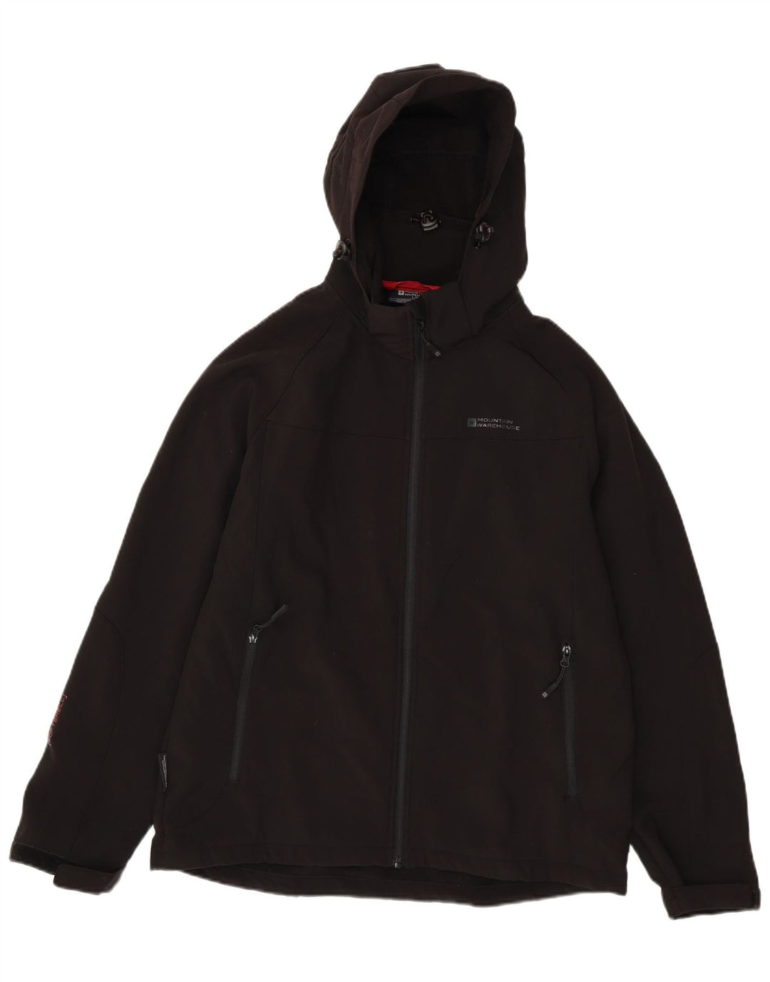 MOUNTAIN WAREHOUSE Herre Hættevindjakke UK 40 Large Sort