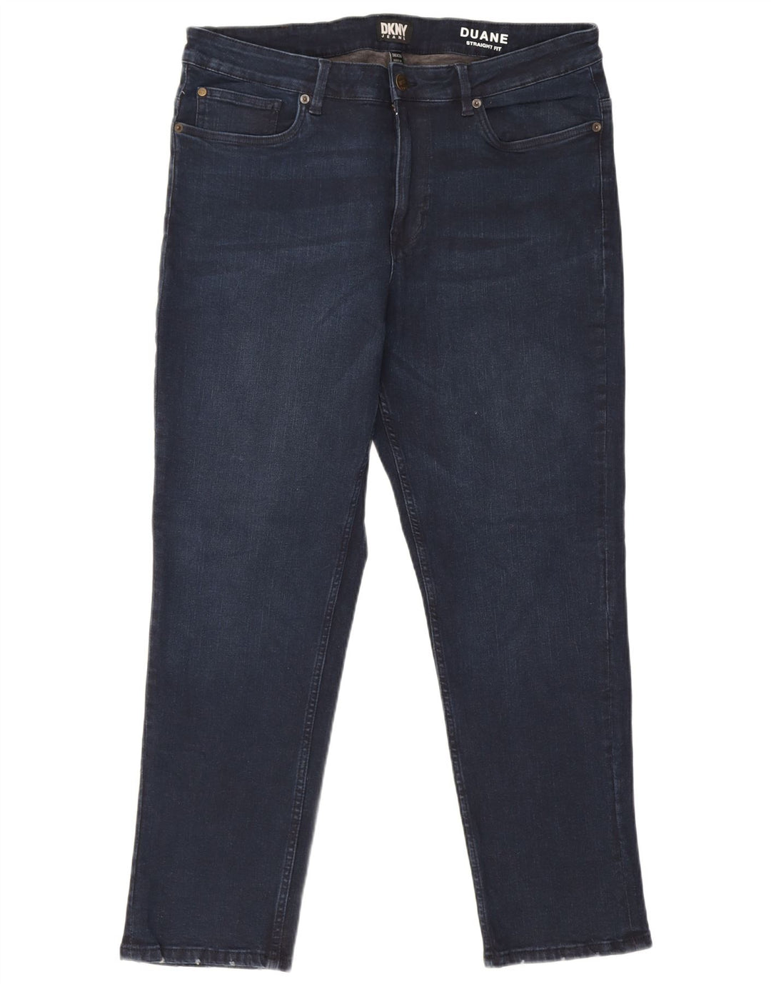 Dkny Herre Duane Straight Jeans W36 L30 Marineblå Bomuld
