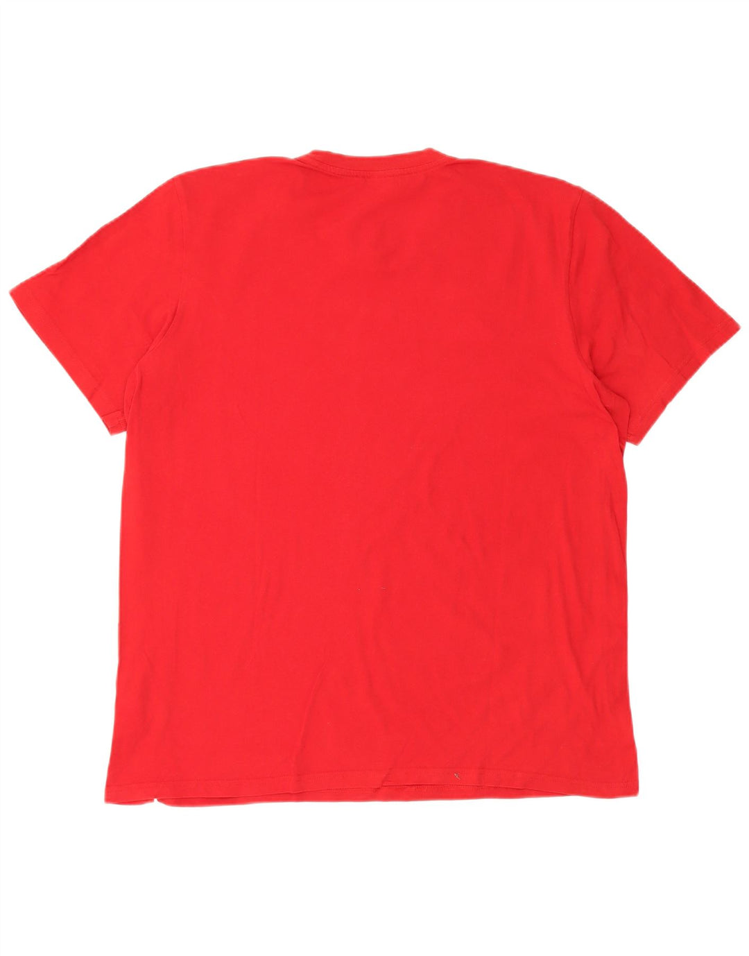 Adidas Herre T-Shirt Top XL Rød Bomuld
