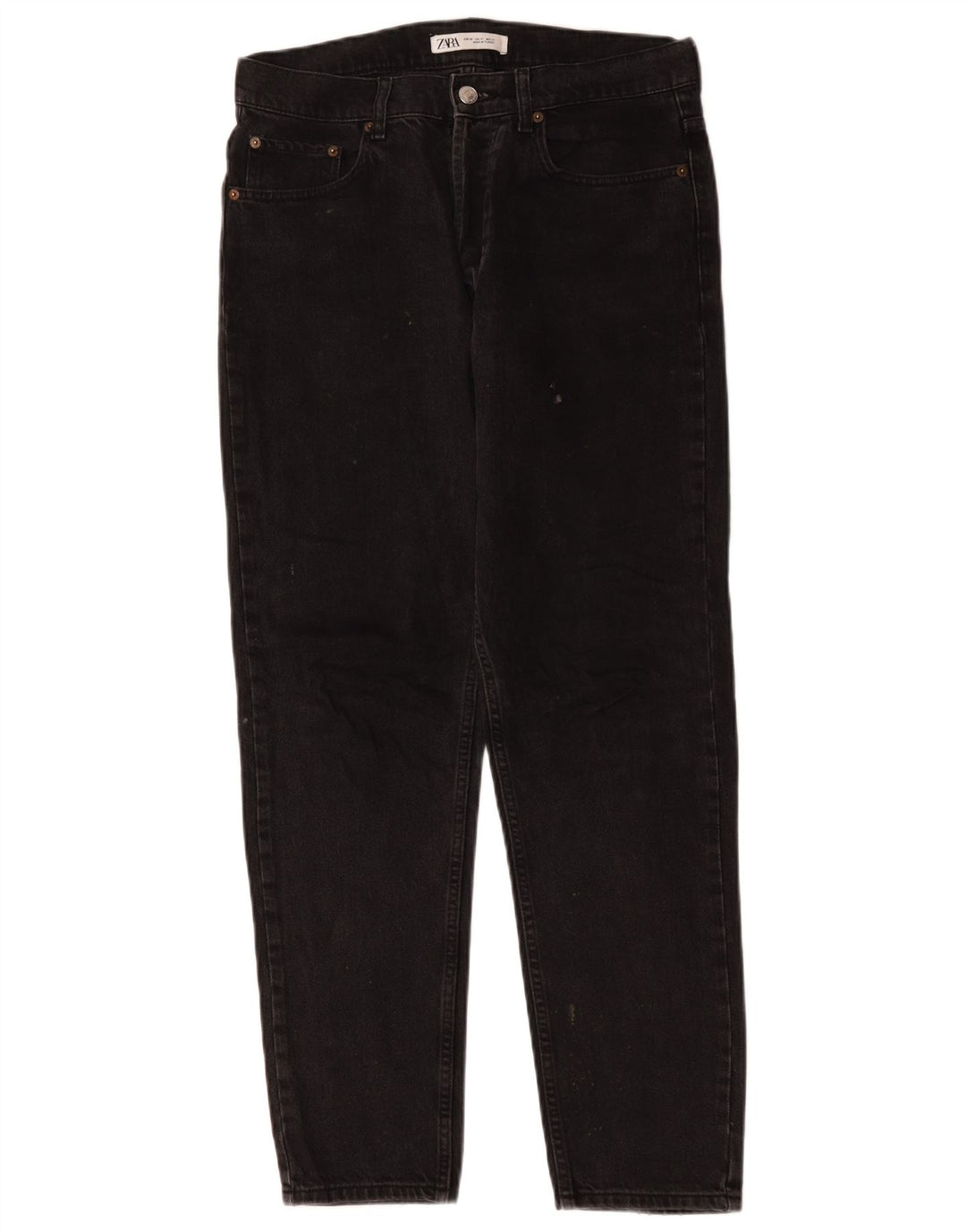 Zara Herre Slim Jeans EU 40 Medium W31 L30 Sort
