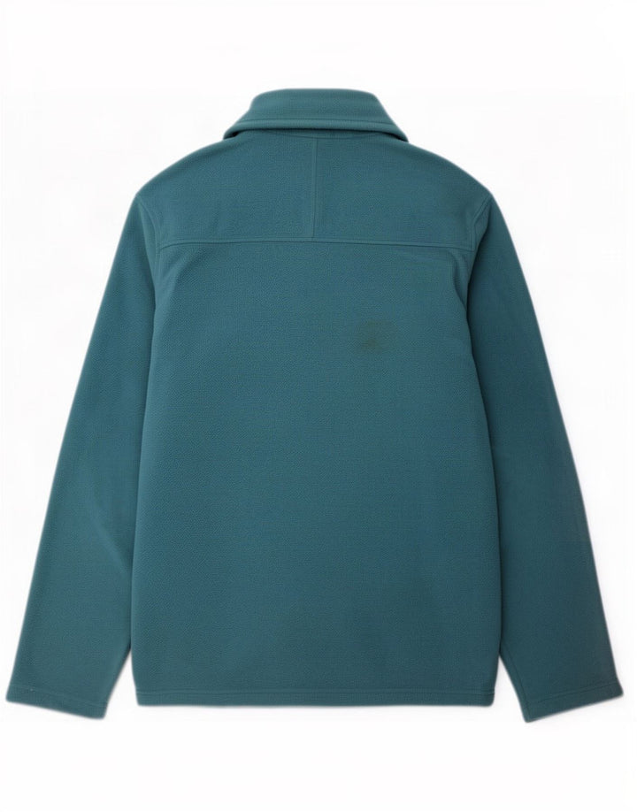 The North Face mænds lynlås hals fleece jumper stor blå polyester