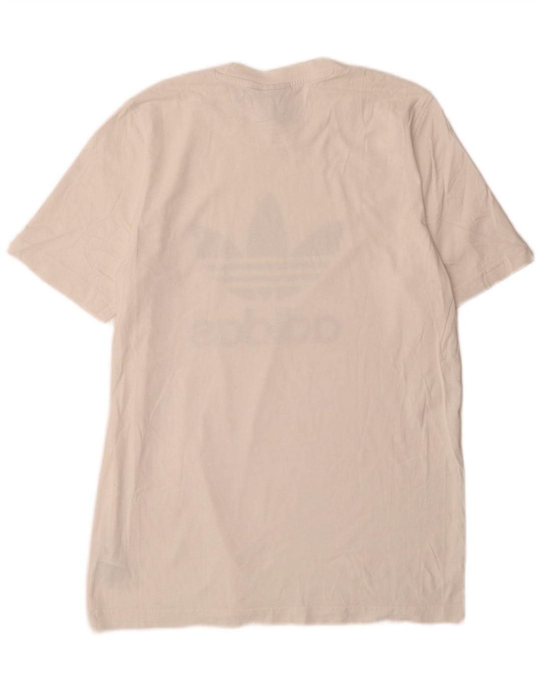 Adidas Grafisk T-shirt top til mænd Medium hvid bomuld