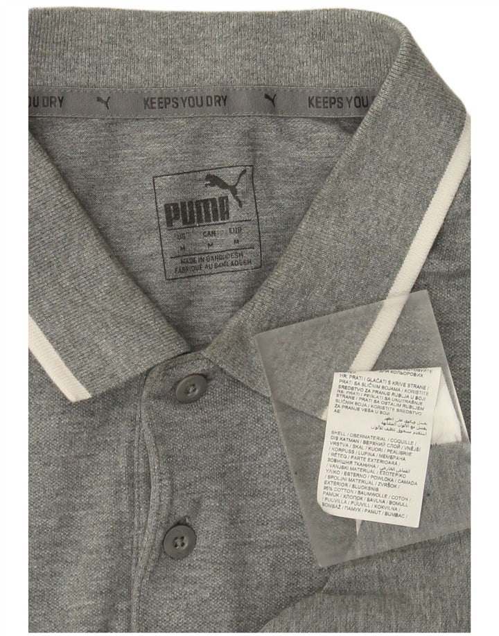 Puma herre poloshirt mellemgrå bomuld