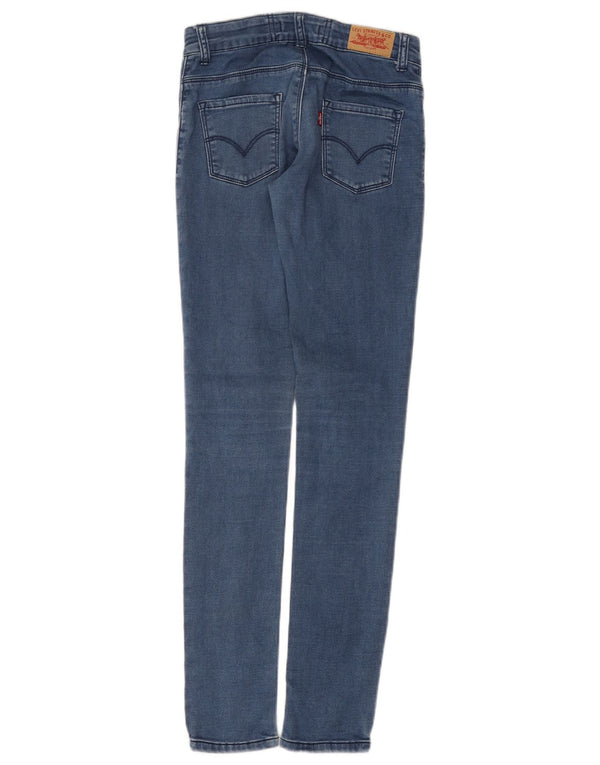 Levi's Girls 710 Super Skinny Jeans 13-14 år W26 L30 Blue Cotton