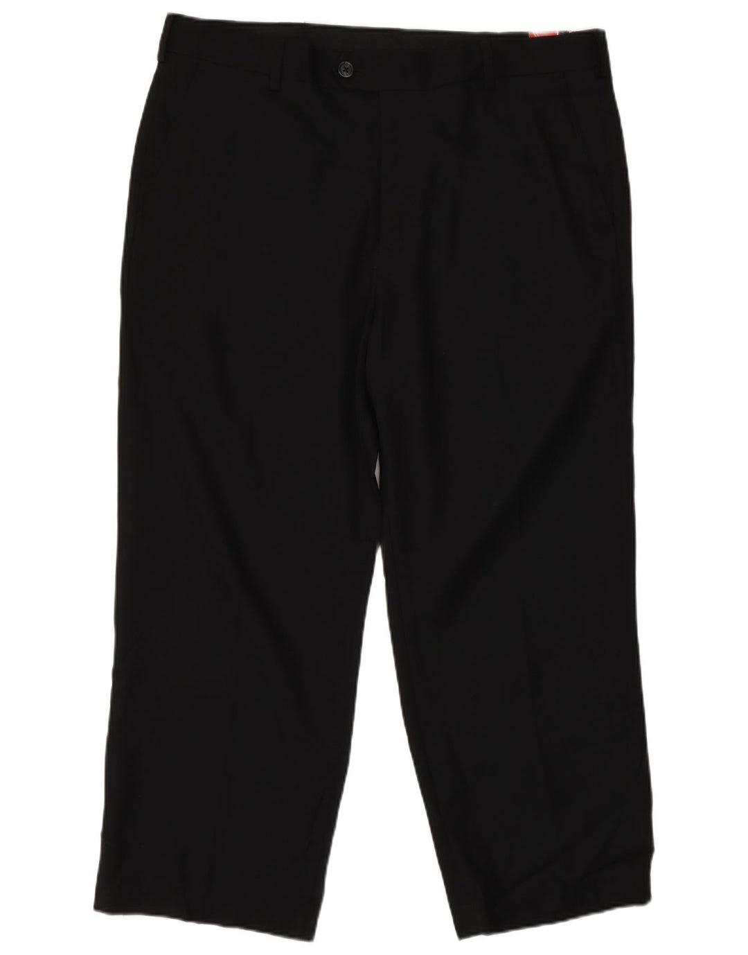 Izod Straight Suit Bukser til mænd W36 L26 Sort polyester