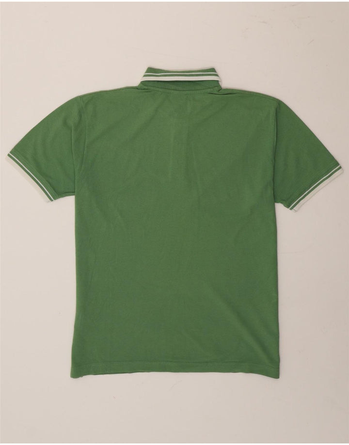Lee Herre poloshirt Stor grøn stribet bomuld