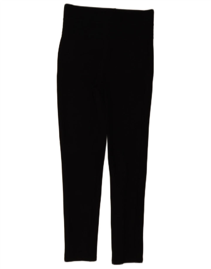 Zara kvinders højtaljede leggings mellem sort polyester
