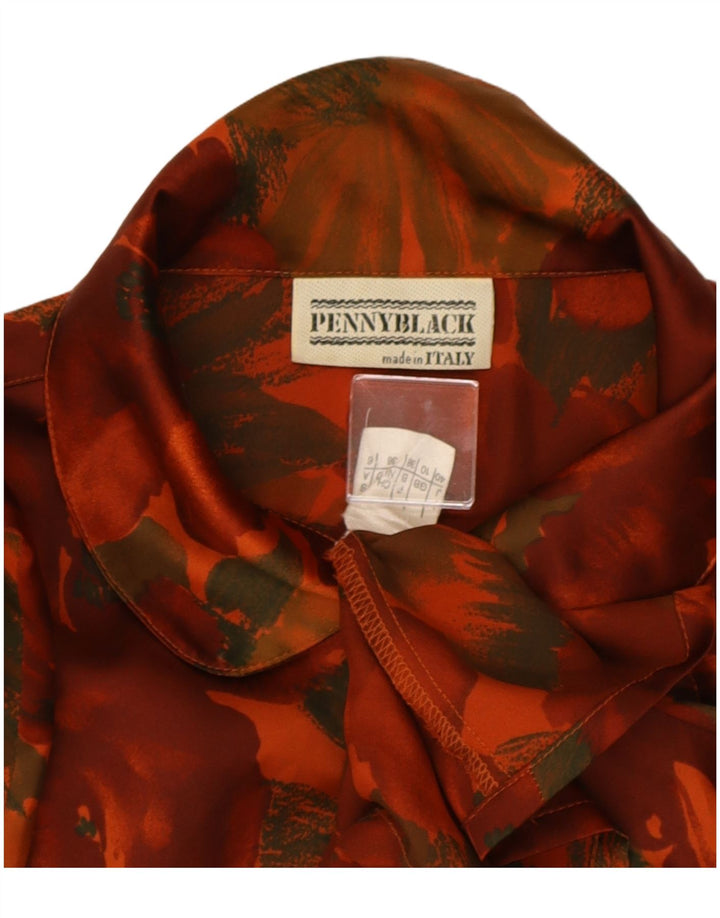 Penny Black Womens Oversized Shirt Bluse UK 10 Small Red Floral