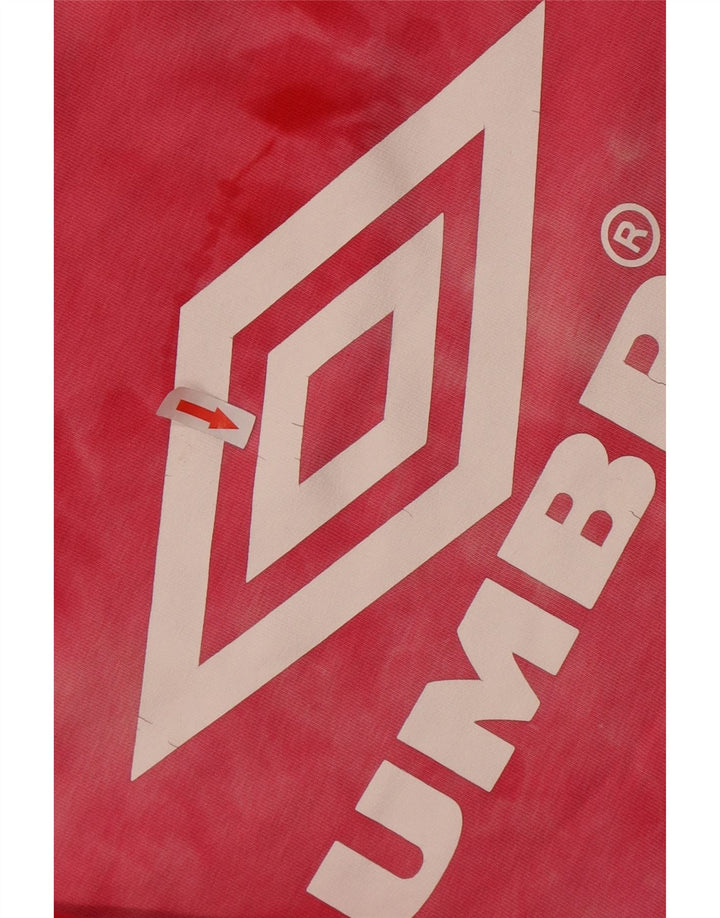Umbro Herre Grafisk Sweatshirt Jumper Medium Pink Tie Dye Bomuld