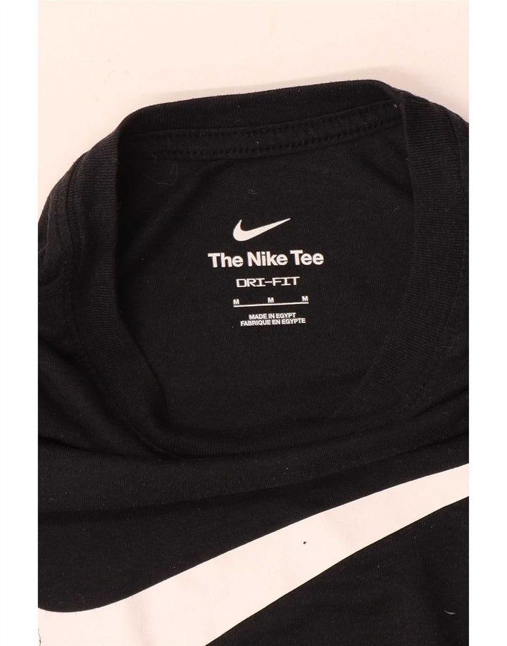 Nike Herre Dri Fit Grafisk T-shirt Top Medium Sort Sports