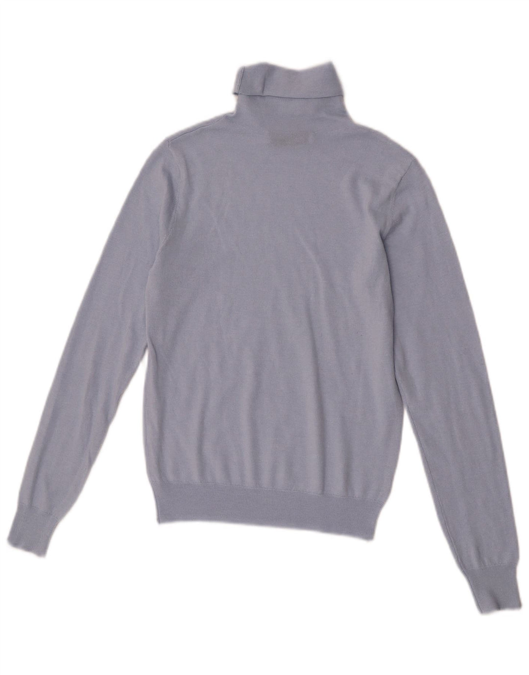 Zara Dame Rullehals Sweater UK 12 Medium Blue