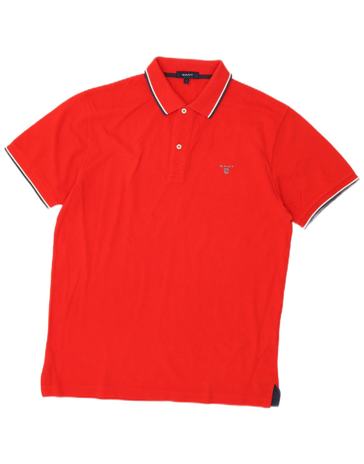 Gant Polo Shirt til mænd, stor rød bomuld
